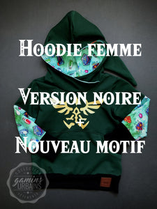 Triforce gold hoodie femme